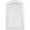 Ekena Millwork Arch Top Surface Mount PVC Gable Vent: Non-Functional, w/ 3-1/2"W x 1"P Standard Frame, 24"W x 36"H GVPAR24X3601SN - alternate 1